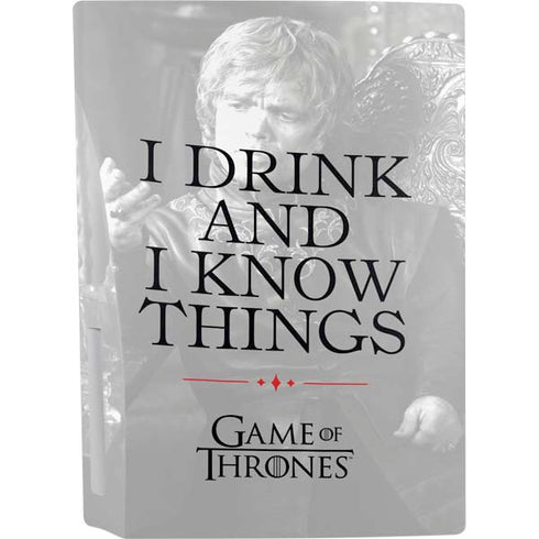 Game of Thrones: Tyrion Lannister Quote PS5 Console Skin